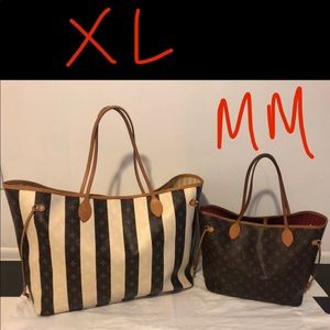 Limited edition Louis Vuitton Rayures Neverfull XL
